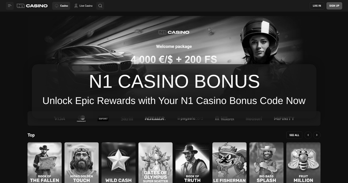 N1 Casino Bonus Code: Official Promo Code Information